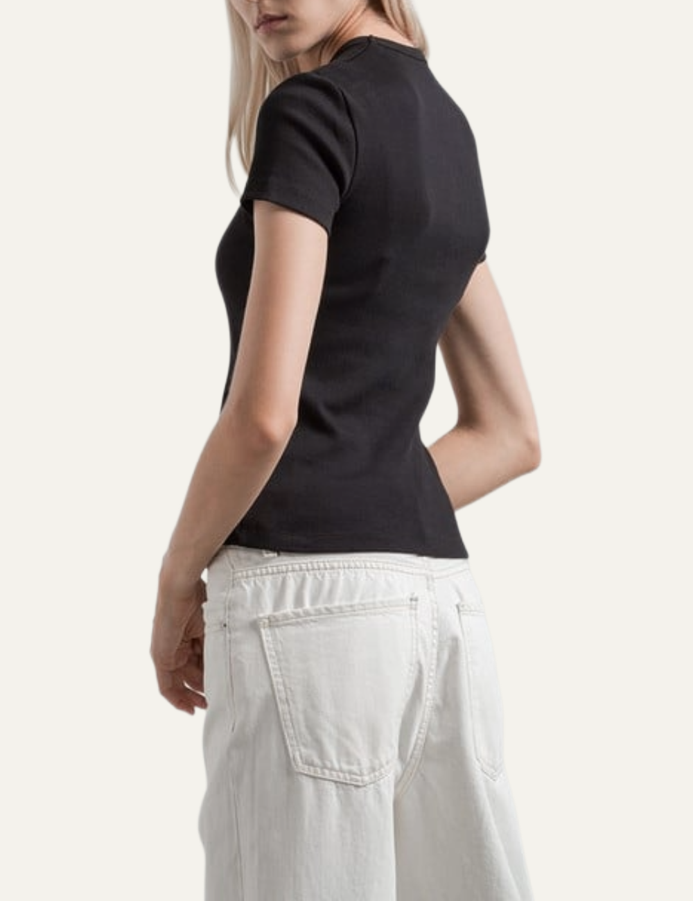 OFF WHITE OFF STAMP RIB BASIC TEE