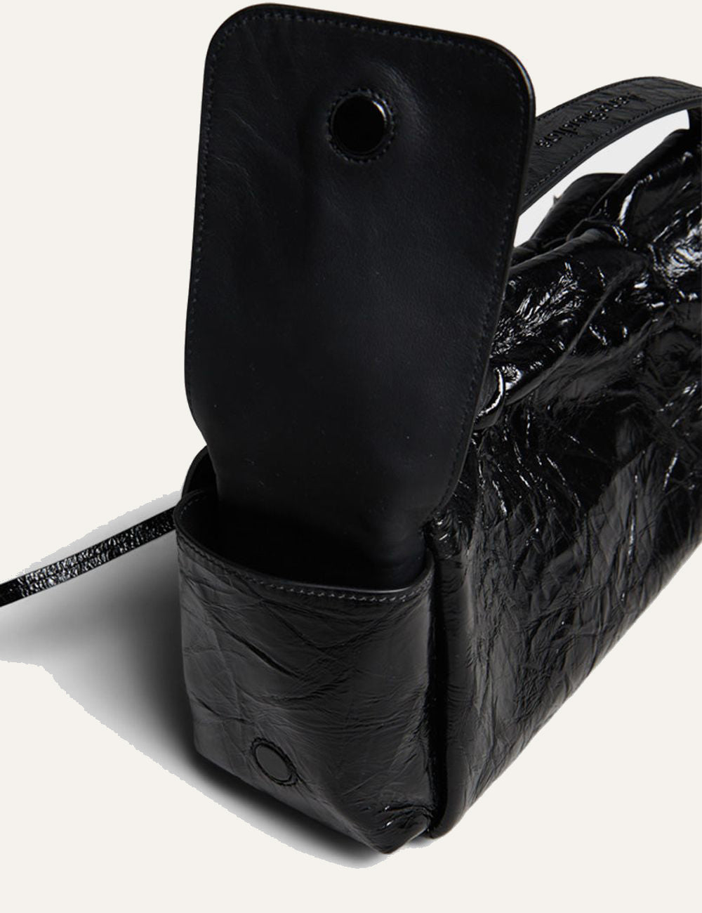 ACNE STUDIOS MULTIPOCKET CRINKLED PATENT