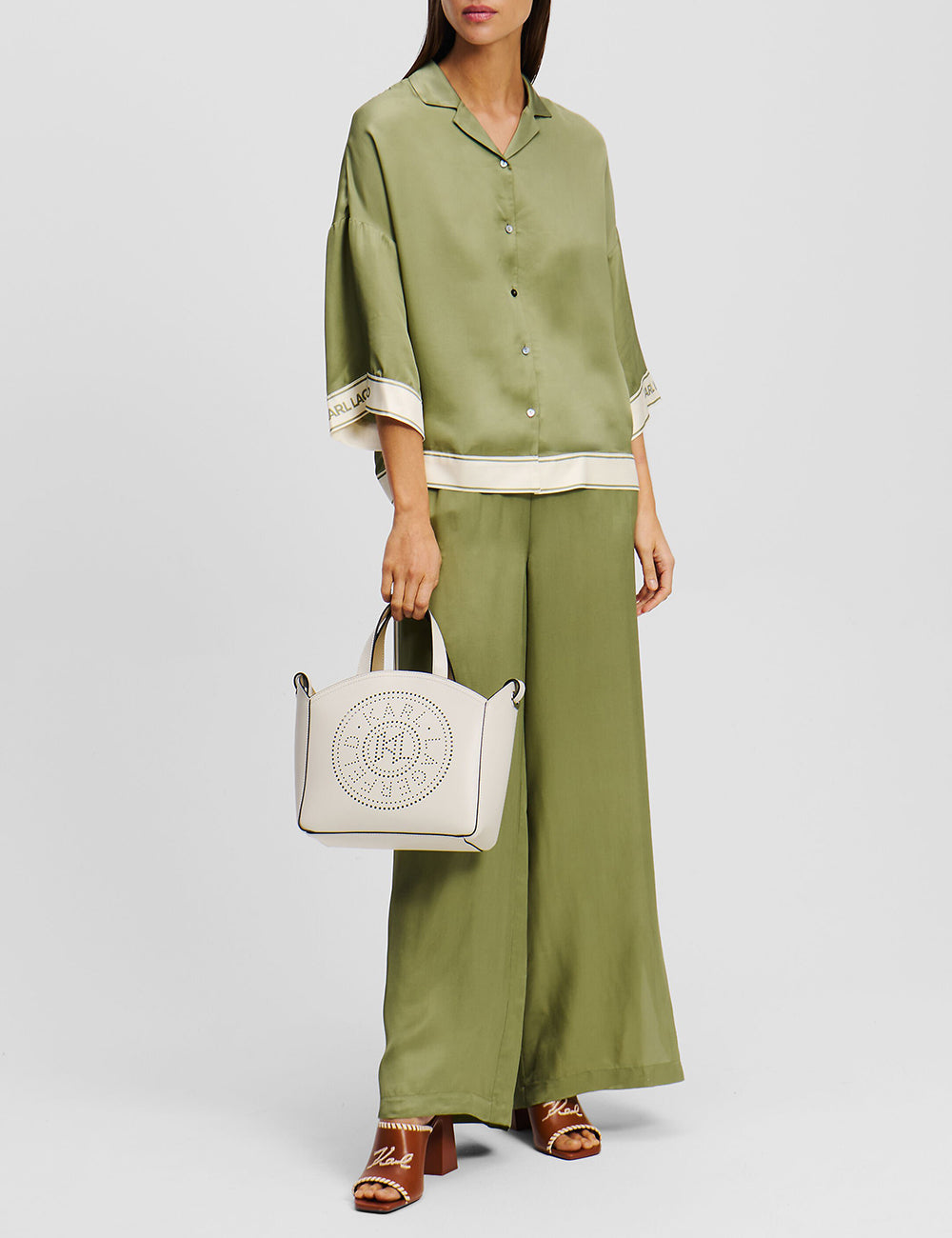 KARL LAGERFELD PRINTED BLOUSE