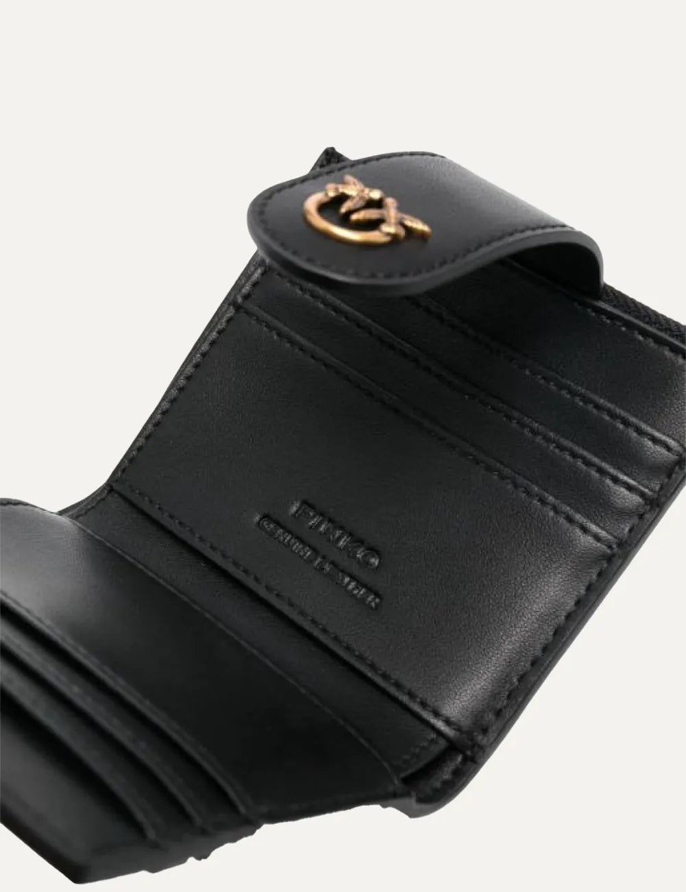 PINKO MULTI PURPOSE WALLET VITELLO SETA