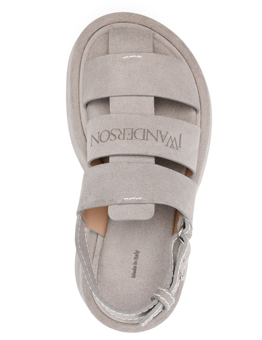 JWANDERSON STRIPE PLATFORM SANDAL