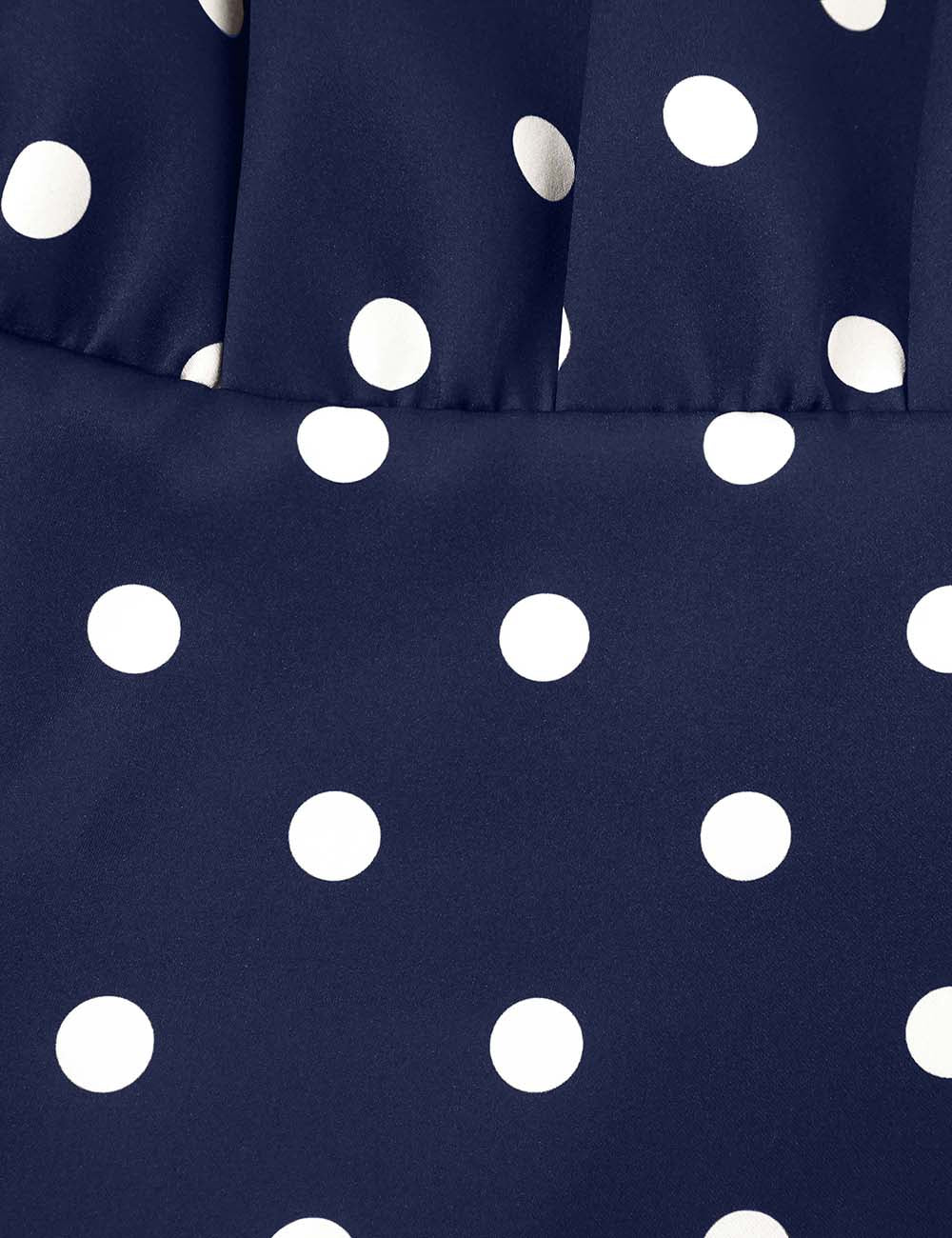 SELF-PORTRAIT DOT SATIN MIDI DRESS