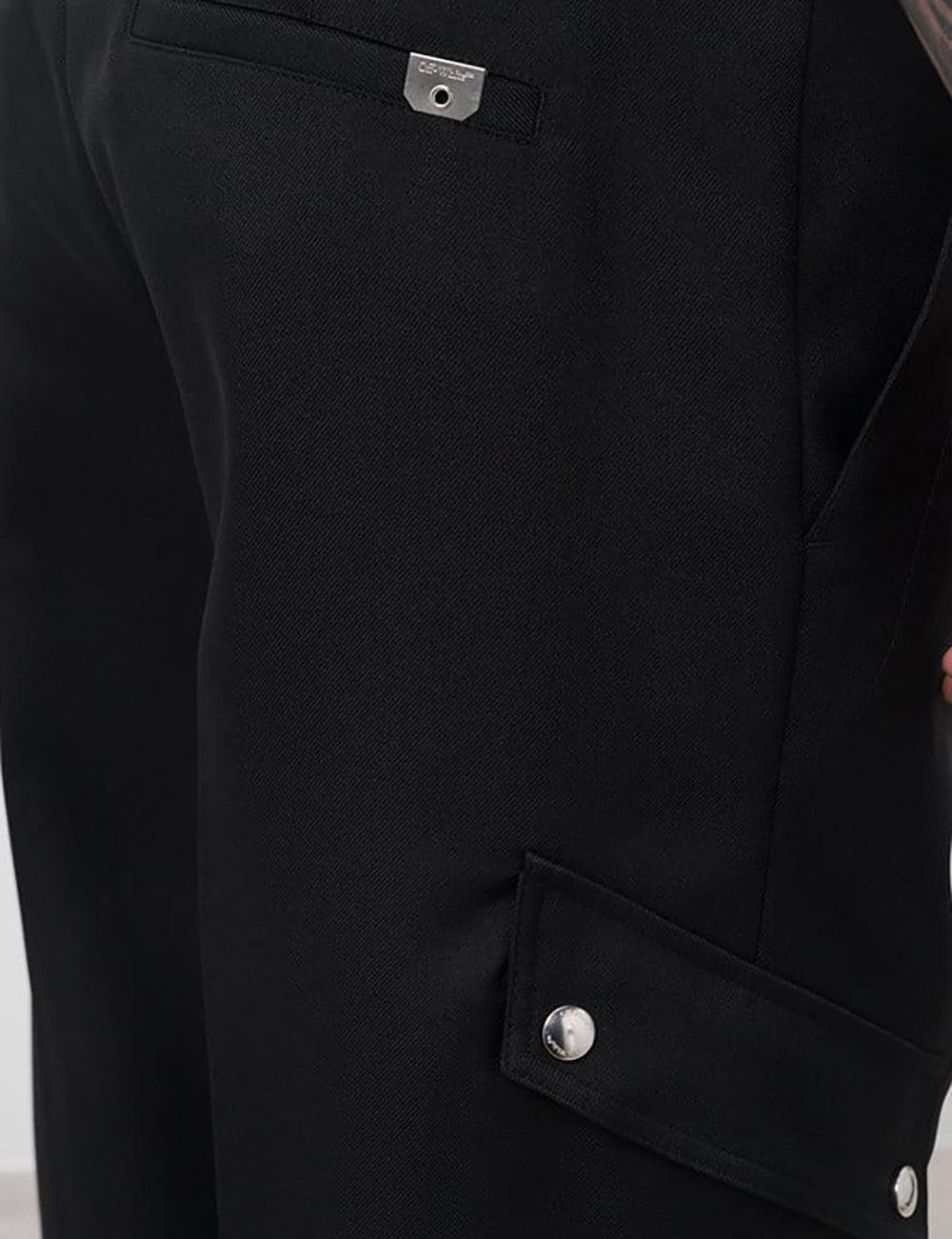 OFF WHITE DRILL SLIM CARGO