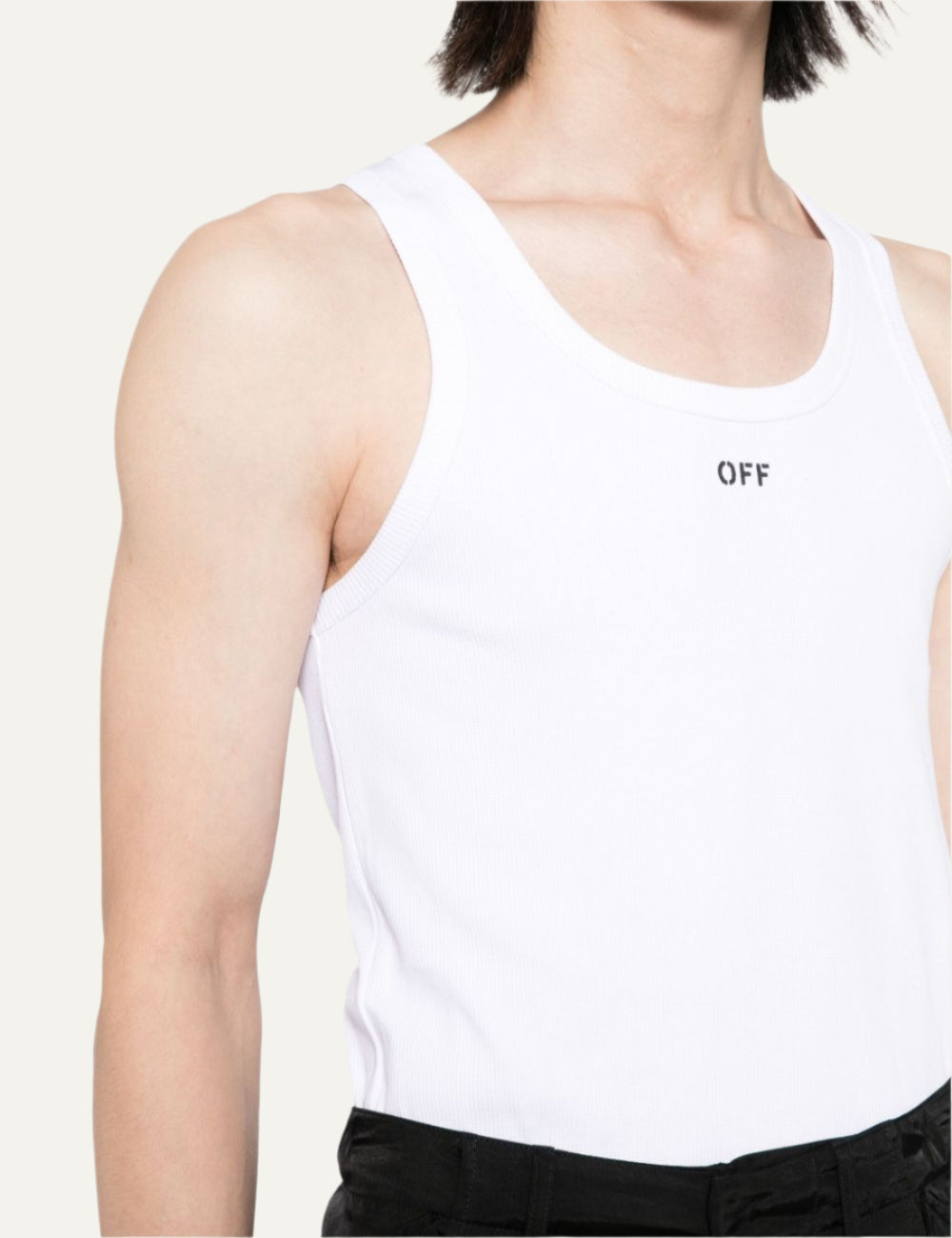 OFF WHITE OFF STAMP RIB TANKTOP