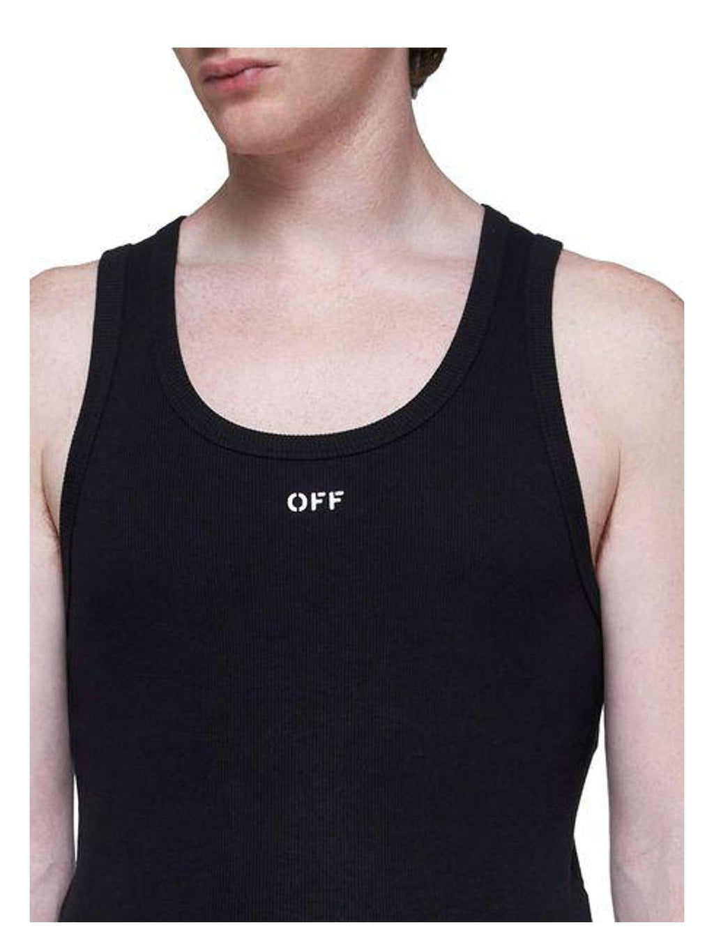 OFF WHITE OFF STAMP RIB TANKTOP
