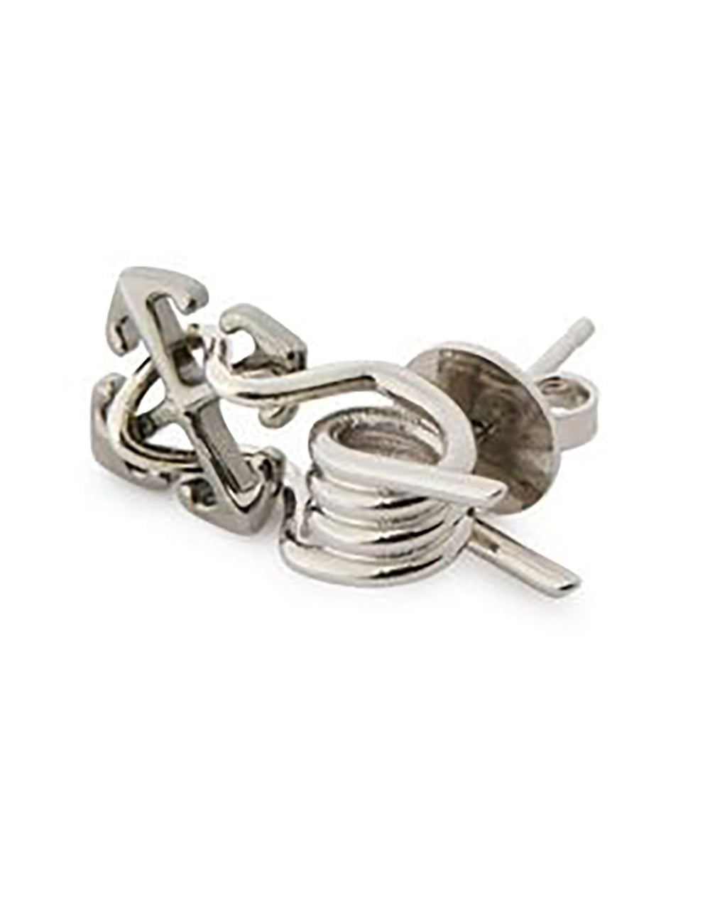 OFF WHITE BARBED WIRE MONO EARRING