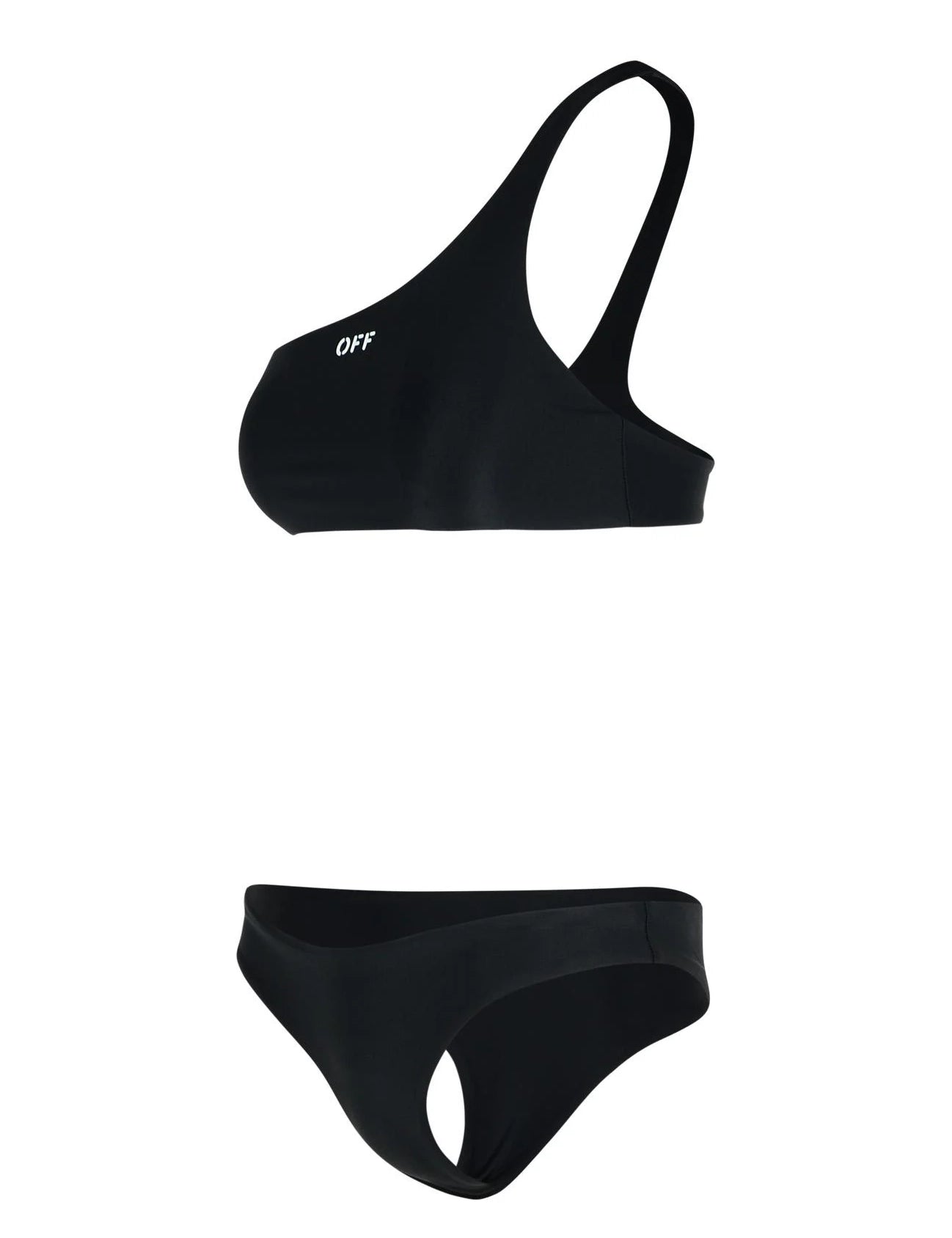OFF WHITE OFF STAMP ONE SHOULDER BIKINI