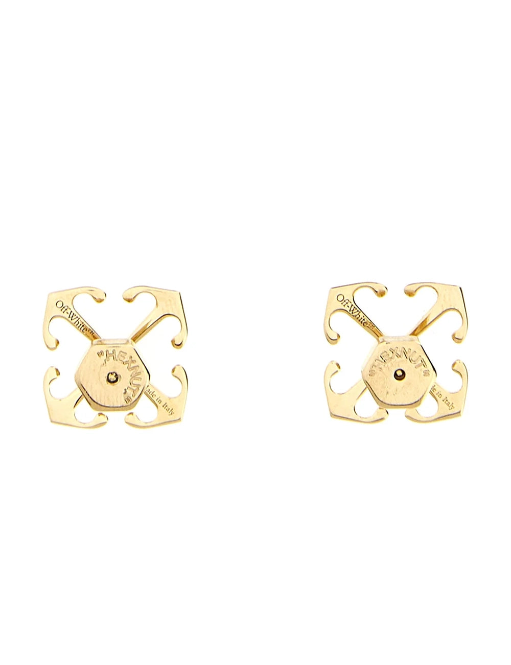 OFF WHITE MINI ARROW EARRINGS