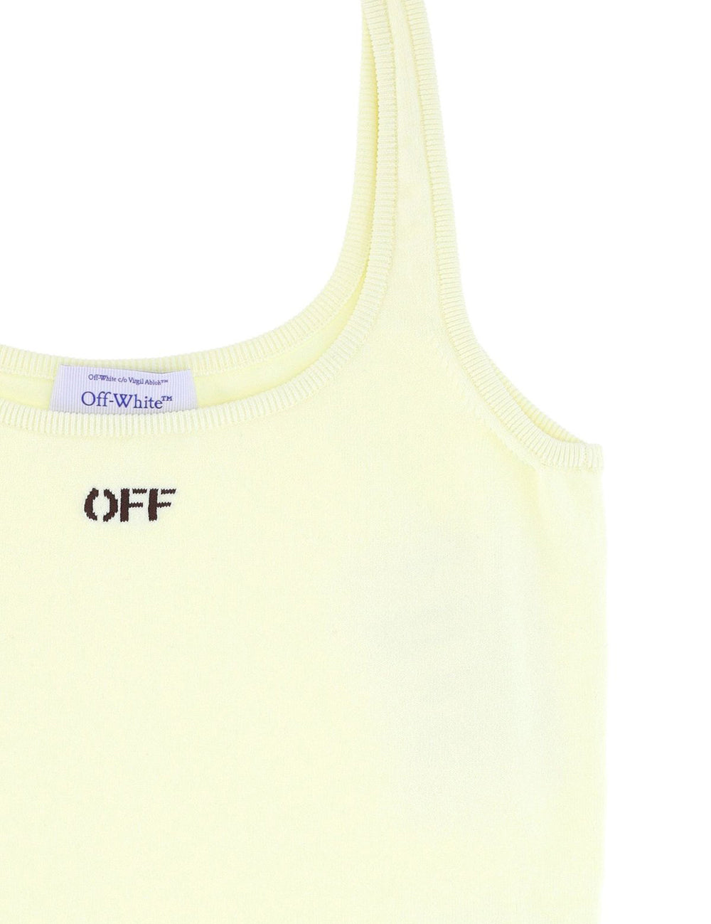 OFF WHITE OFF STAMP SLICK TANK TOP