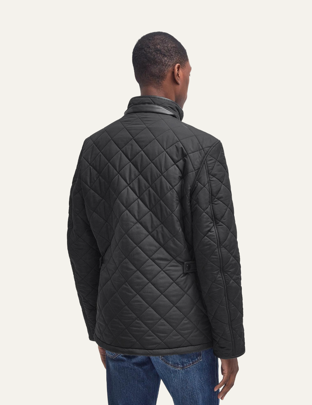 BARBOUR POWELL QUILT BLACK