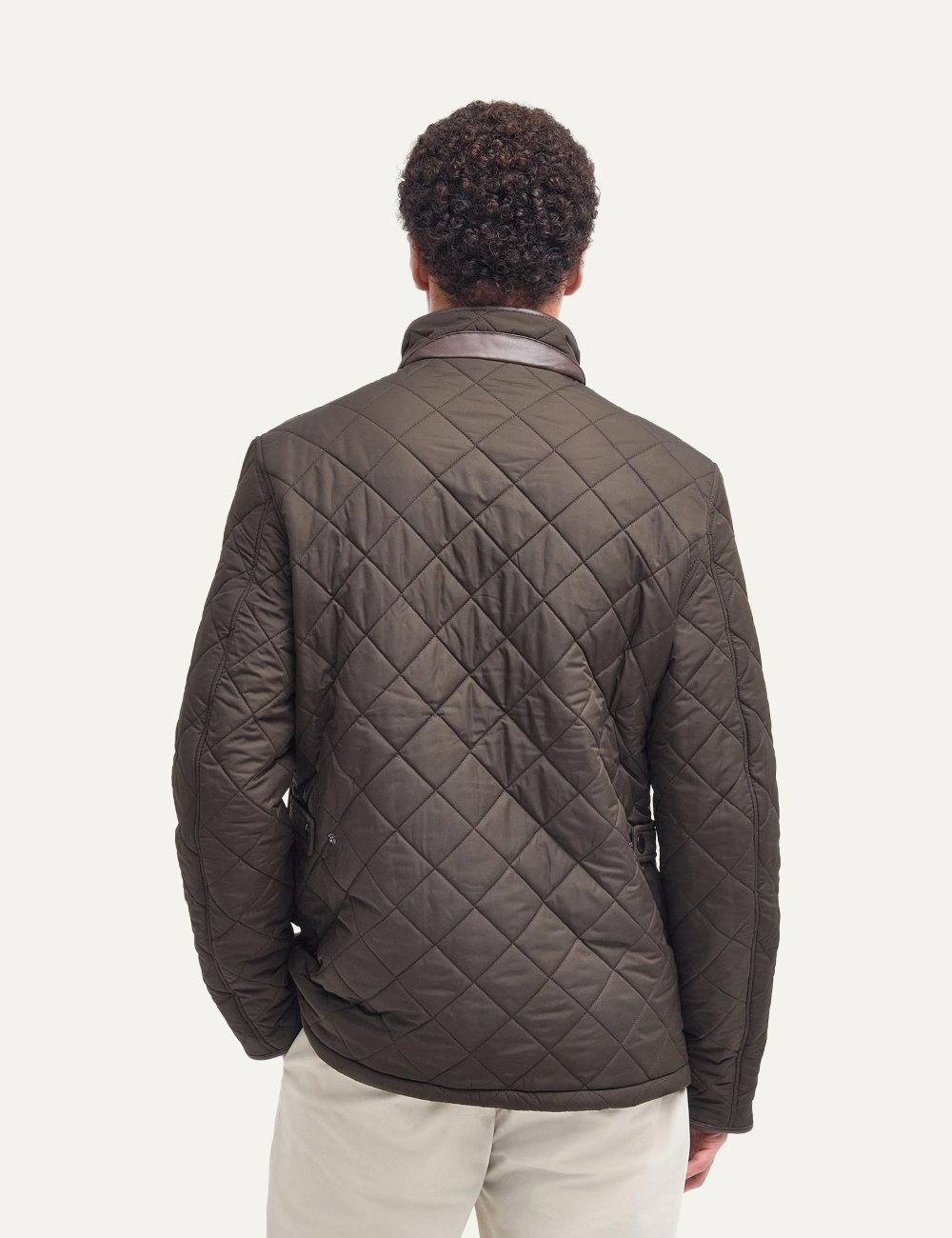 BARBOUR POWELL QUILT OLIVE