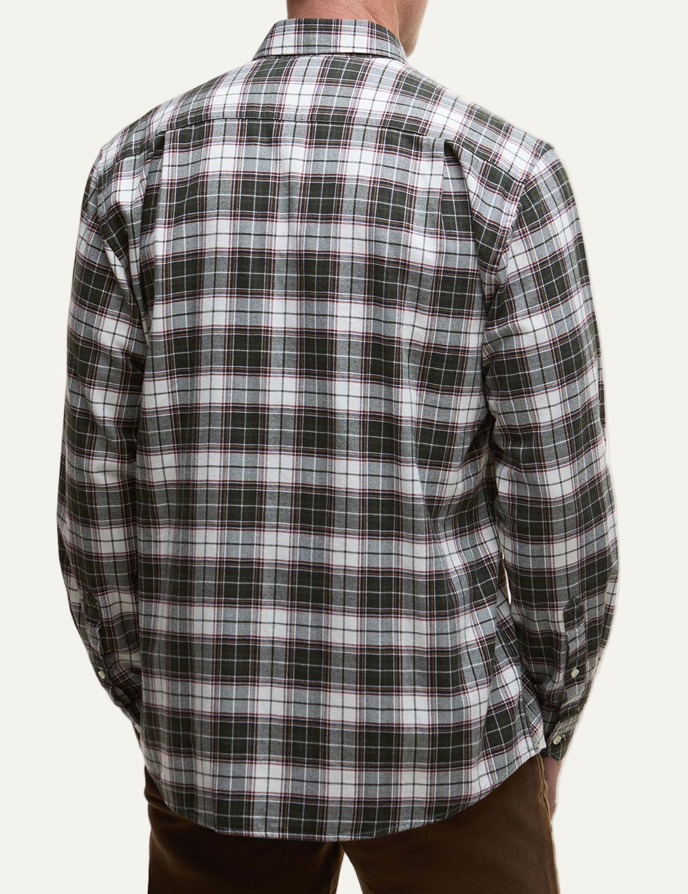 BARBOUR TELFIELD REGULAR CHECKED SHIRT OLIVE