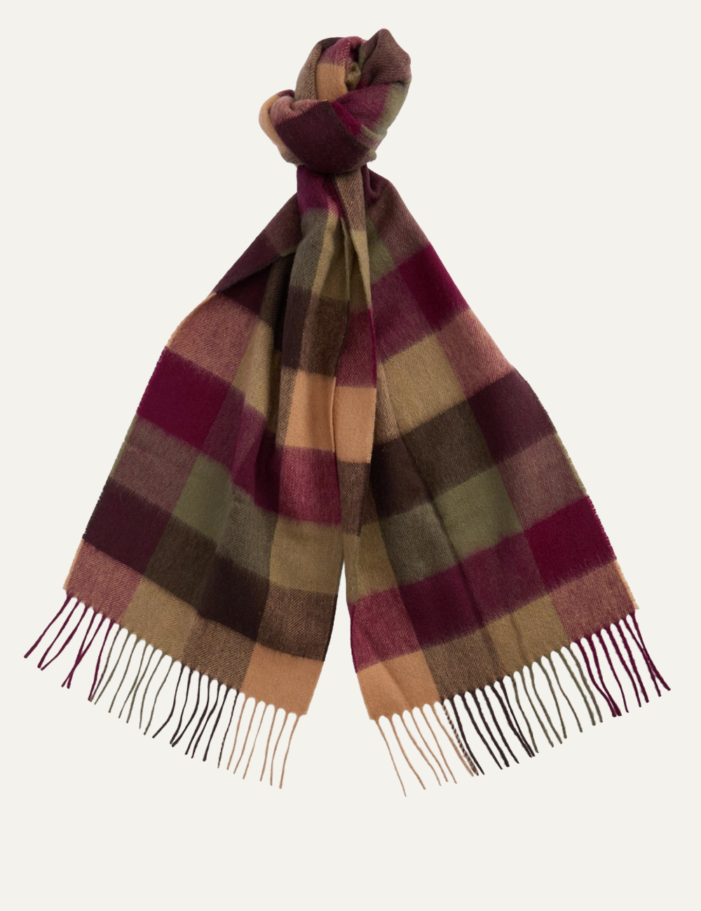 BARBOUR LAMBSWOOL TATTERSALL SCARF