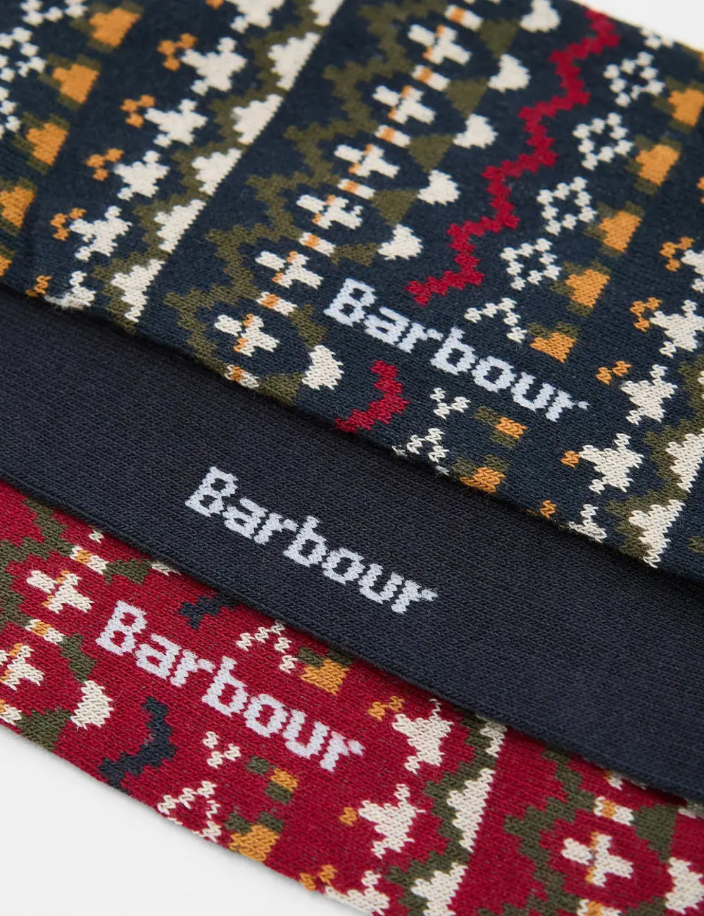 BARBOUR MARLOW FAIR ISLE SOCK GIFT BOX