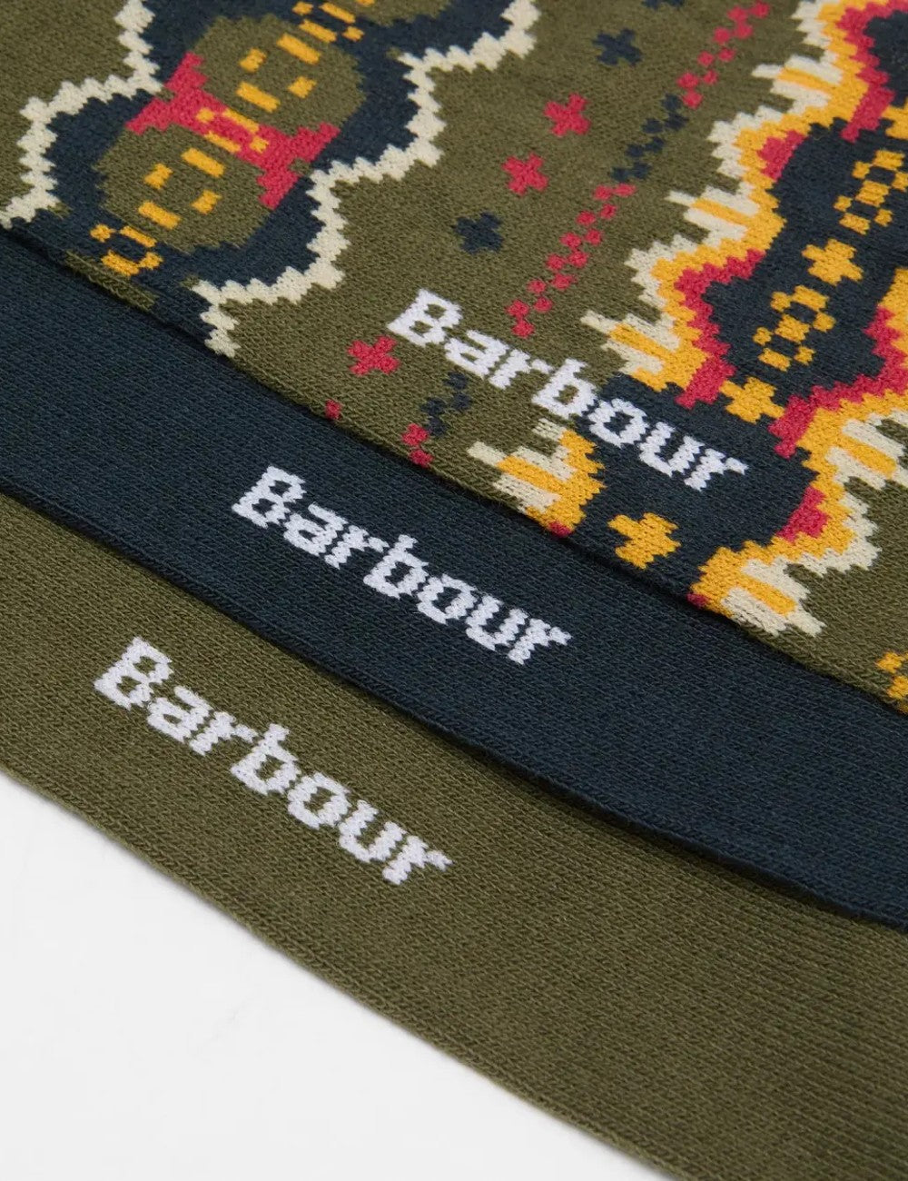 BARBOUR CASE FAIR ISLE SOCK GIFT BOX