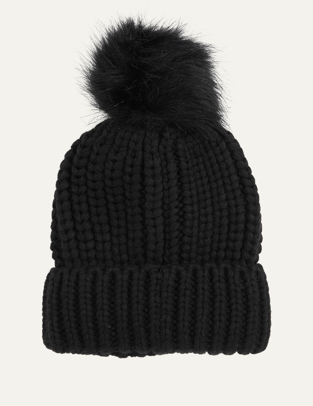 BARBOUR SALTBURN BEANIE HAT BLACK