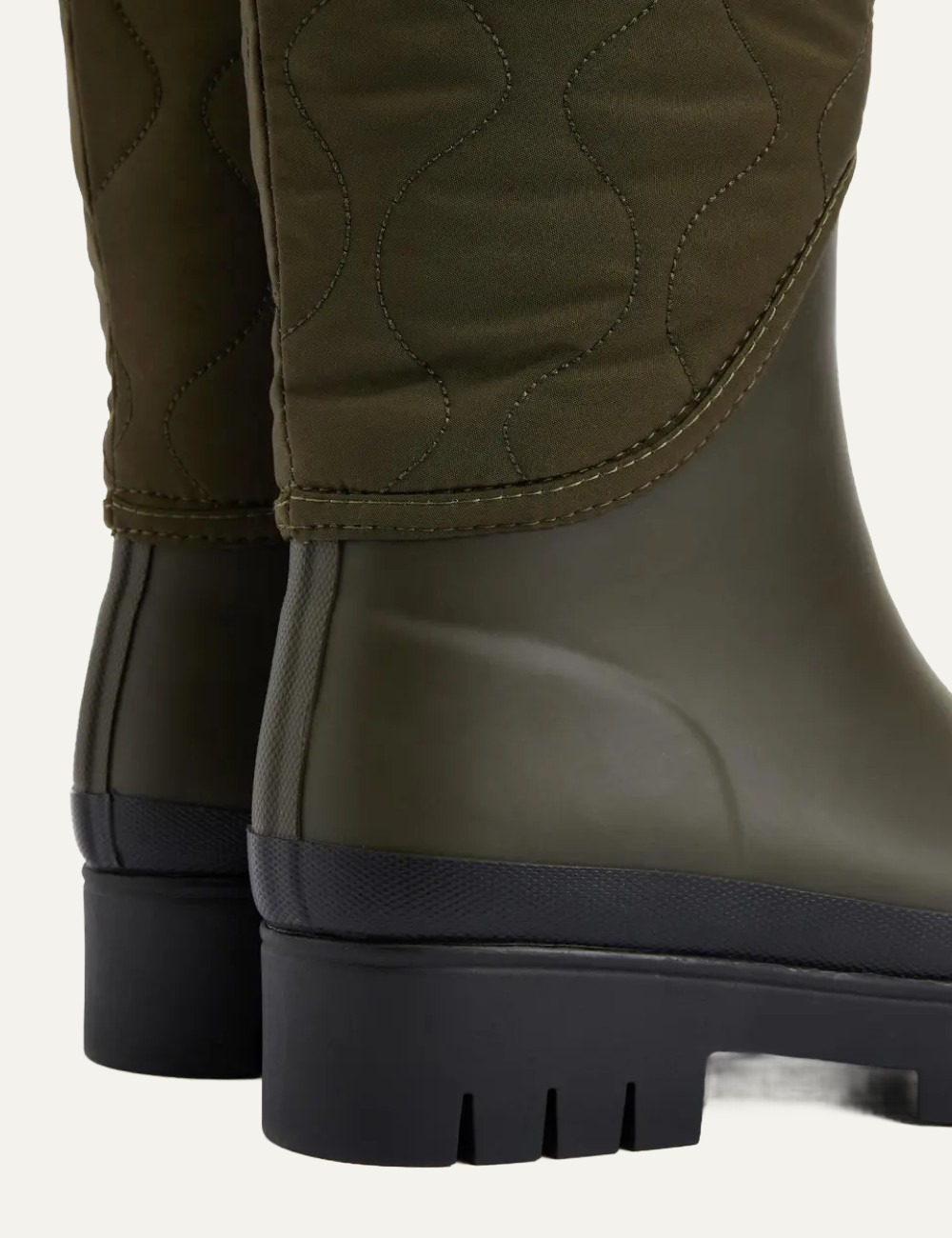 BARBOUR MARNIE QUILTED TALL WELLY