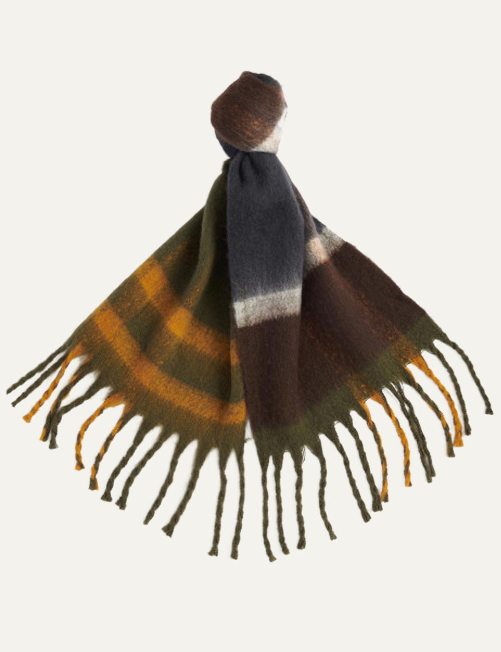 BARBOUR ISLA TARTAN BOUCLE SCARF CLASSIC