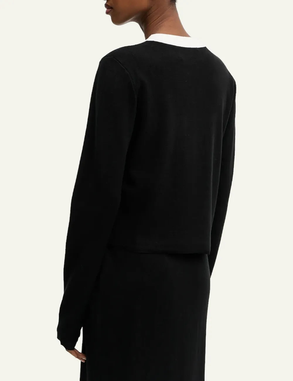 KARL LAGERFELD BW KNIT CARDIGAN