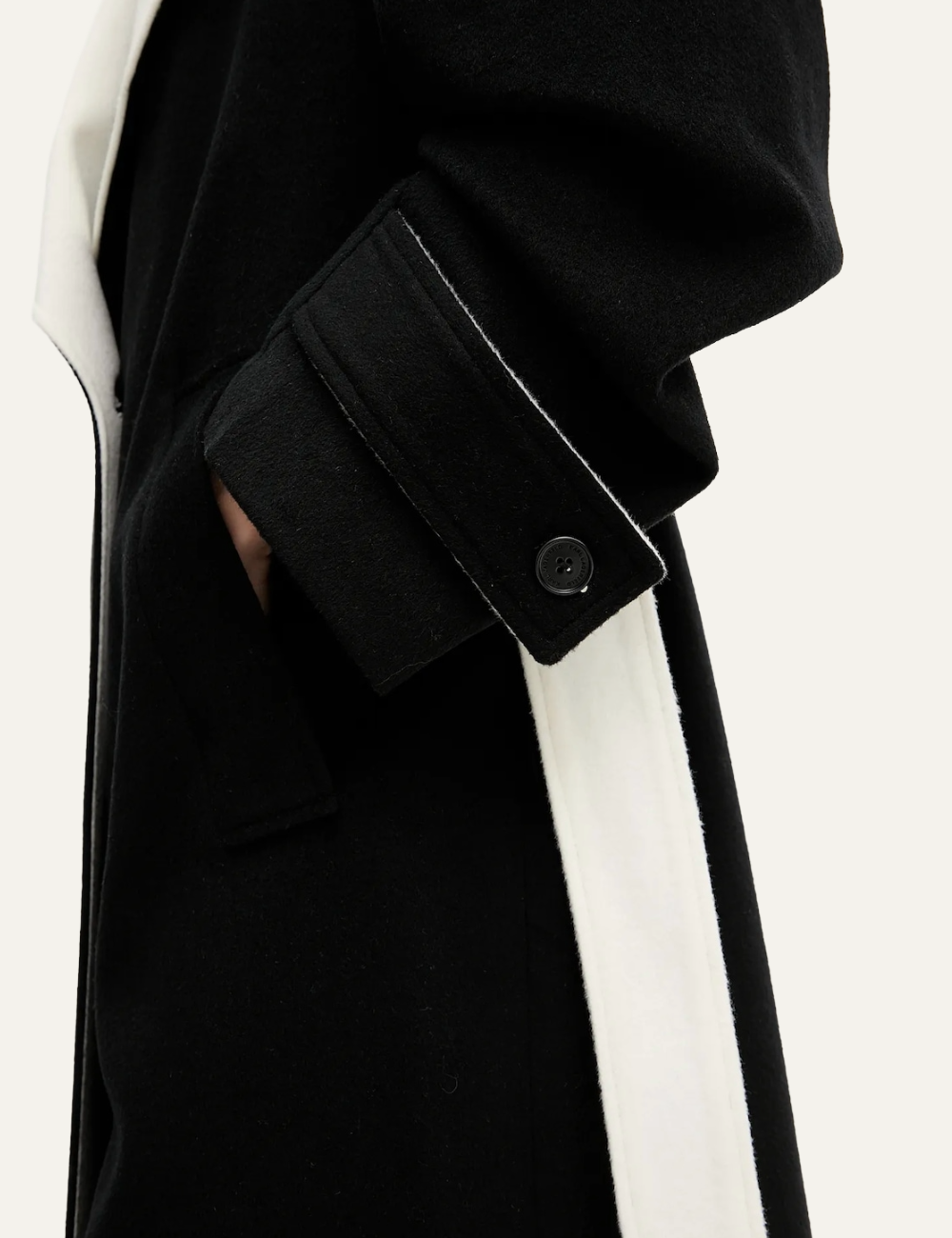KARL LAGERFELD SOFT WOOL COAT