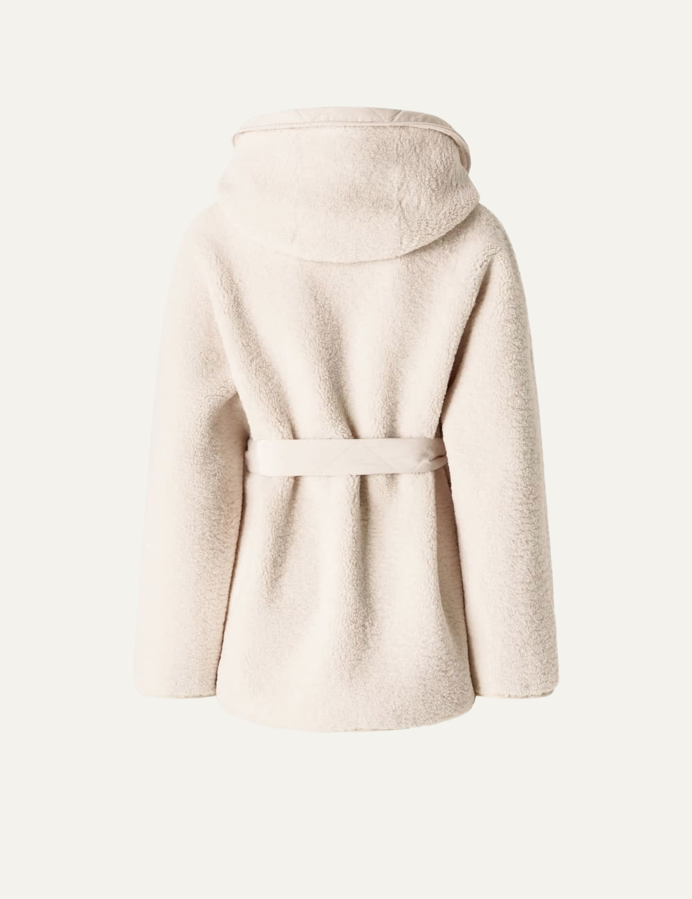 PINKO SHORT TEDDY EFFECT PEA COAT
