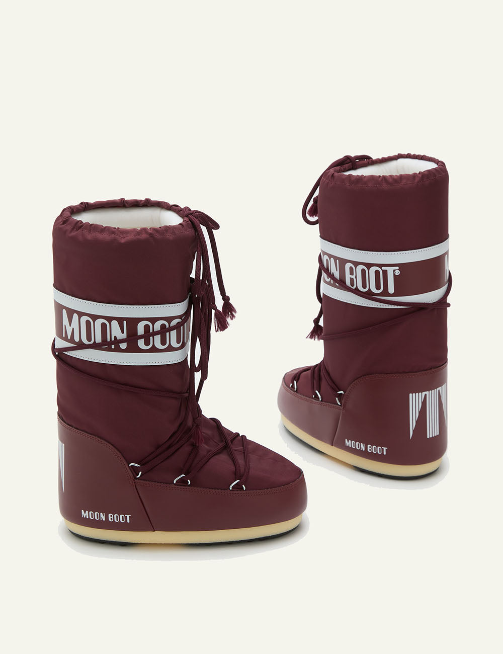 MOON BOOT MB ICON NYLON BURGUNDY