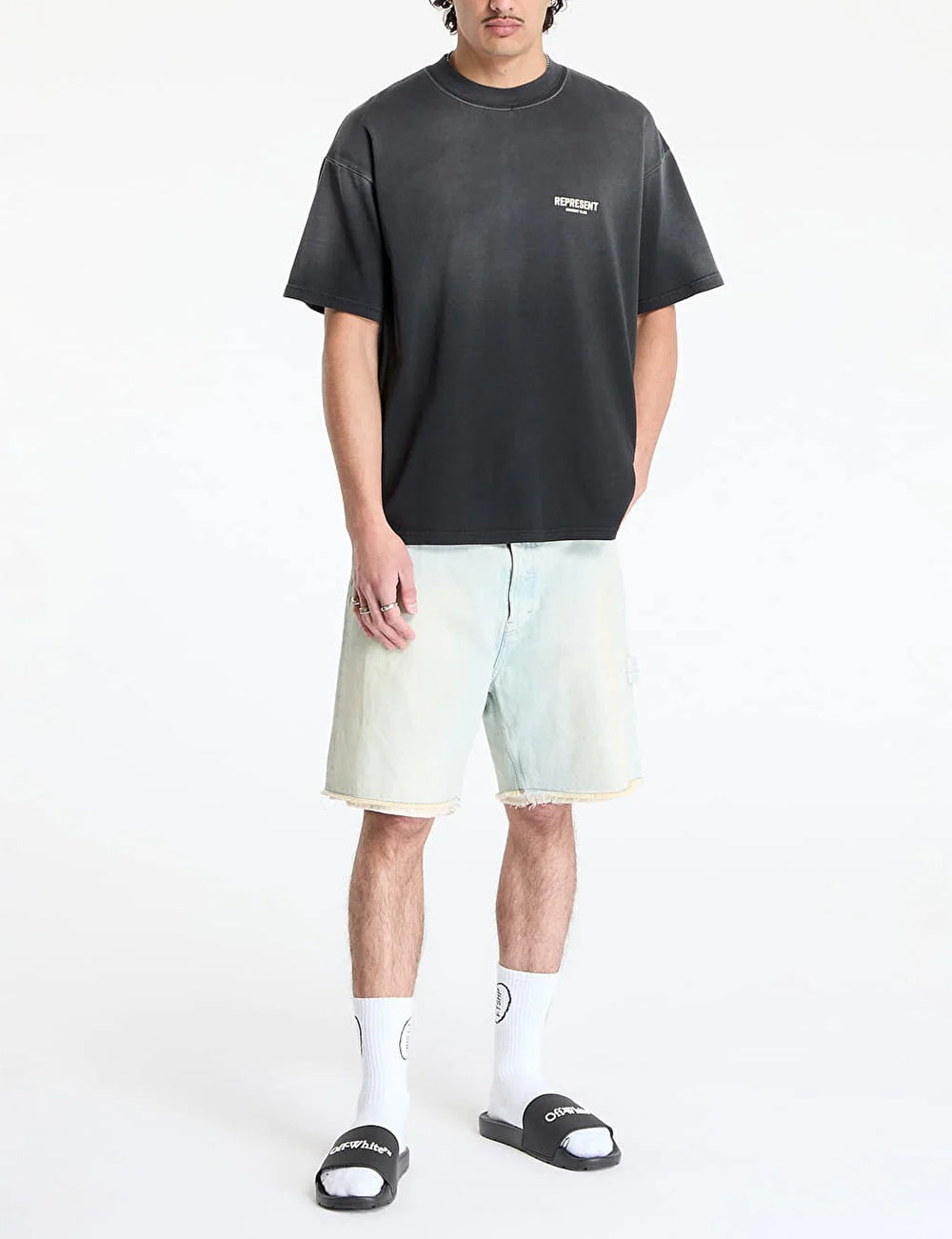 REPRESENT OC T-SHIRT AGED BLACK