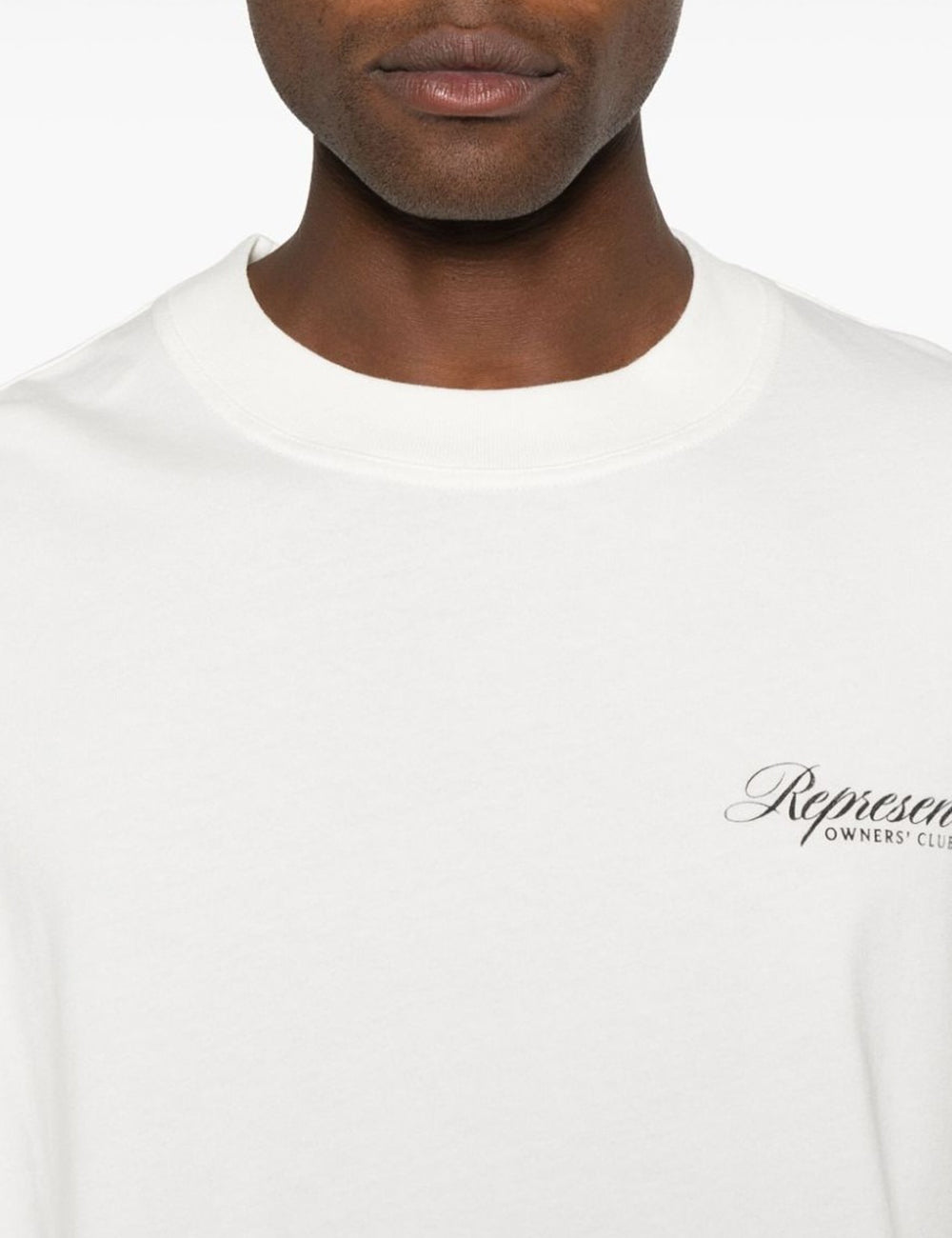 REPRESENT OC SCRIPT T-SHIRT FLAT WHITE