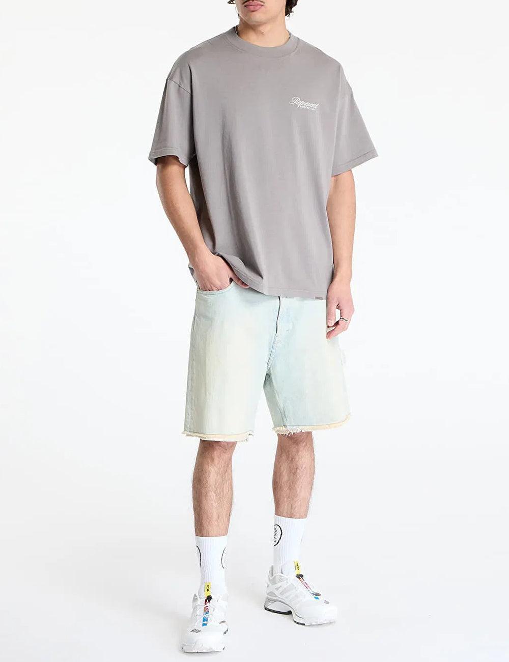 REPRESENT OWNERS CLUB SCRIPT T-SHIRT SLATE