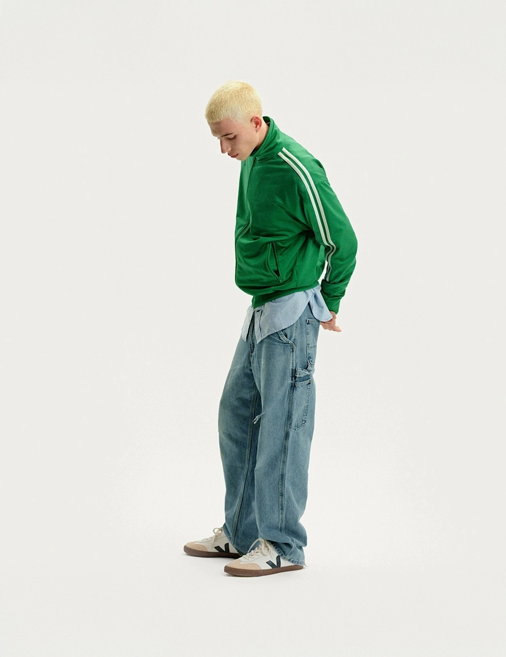 VEJA VOLLEY LEATHER WHITE NAUTICO BARK