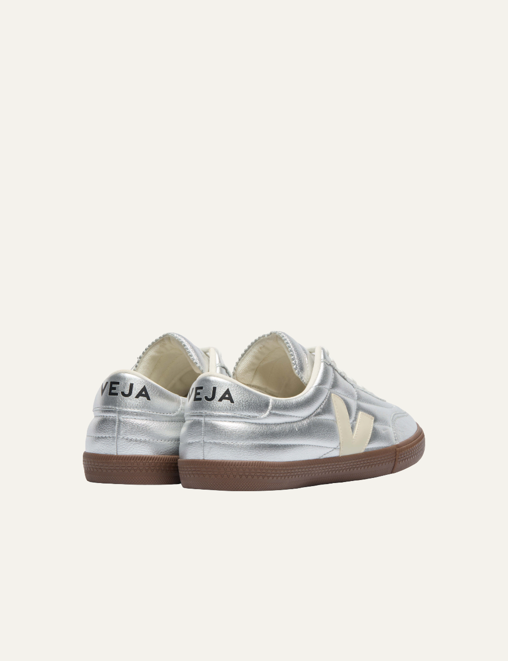 VEJA PANENKA LEATHER SILVER WHITE PIERRE BARK