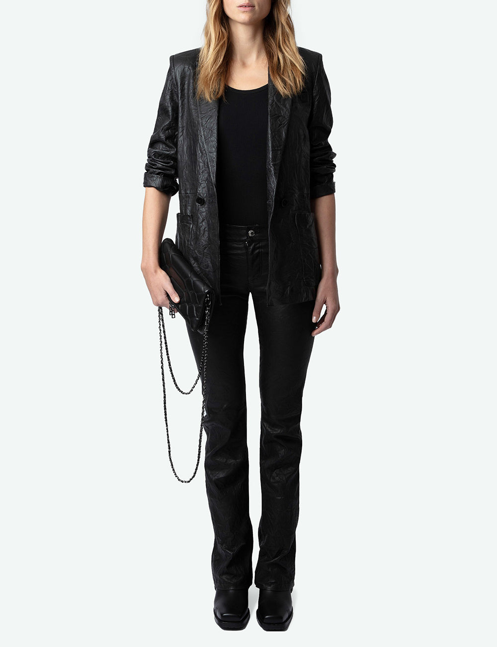 ZADIG&VOLTAIRE ROCK XL MAT SCALE NOIR