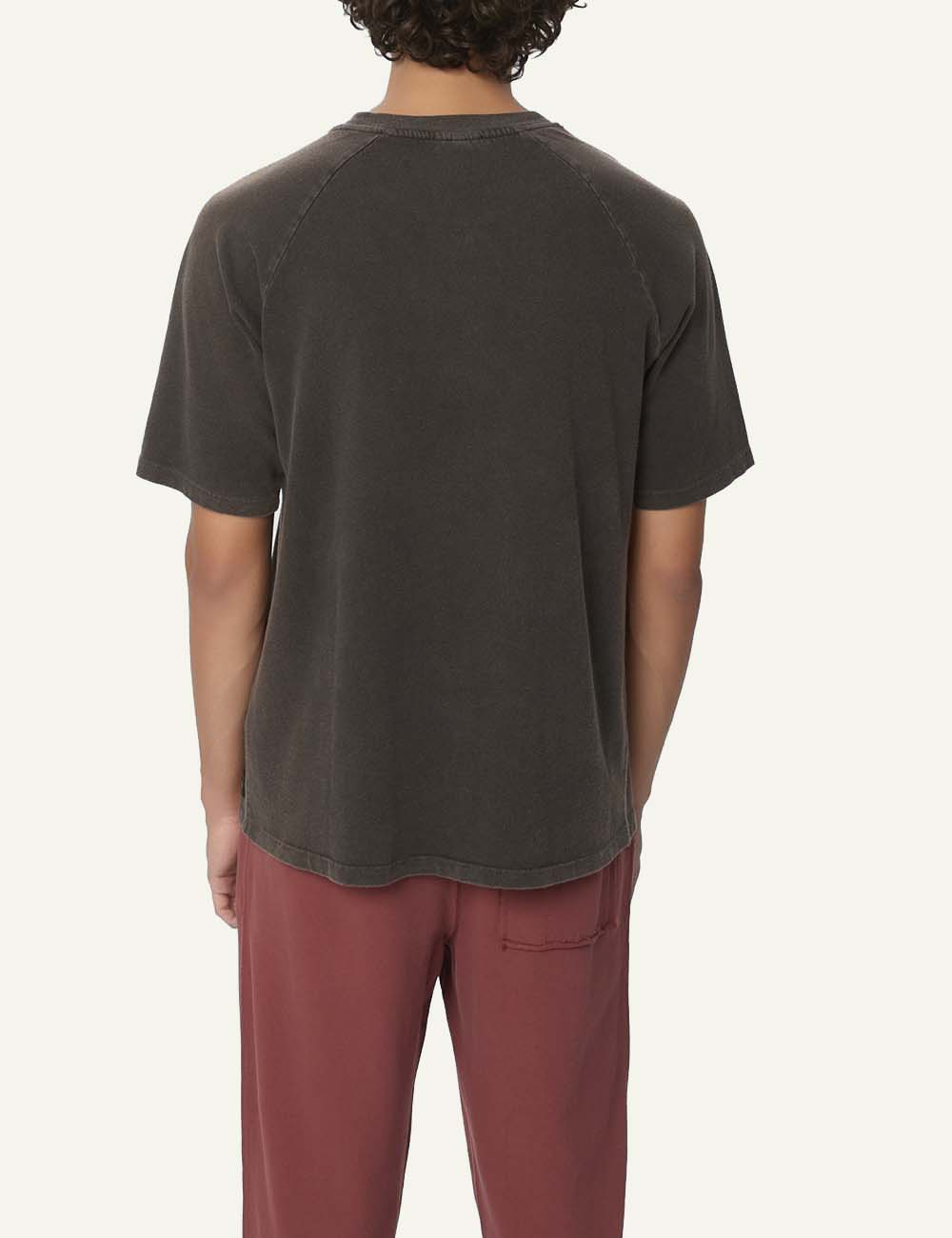 DIRTY LAUNDRY REGULAR FIT RAGLAN T-SHIRT VINTAGE BLACK