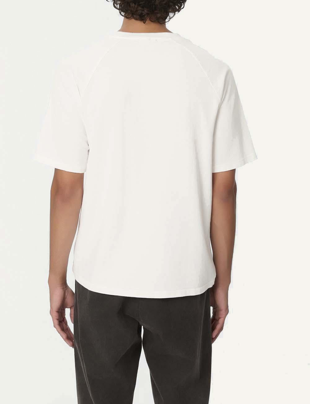 DIRTY LAUNDRY REGULAR FIT RAGLAN T-SHIRT WHITE