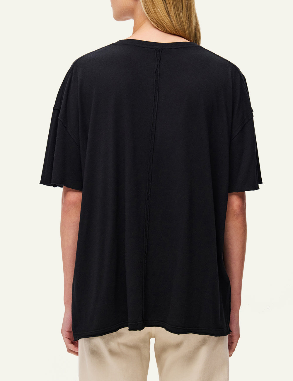 DIRTY LAUNDRY OVERSIZED T-SHIRT WITH RAW EDGES