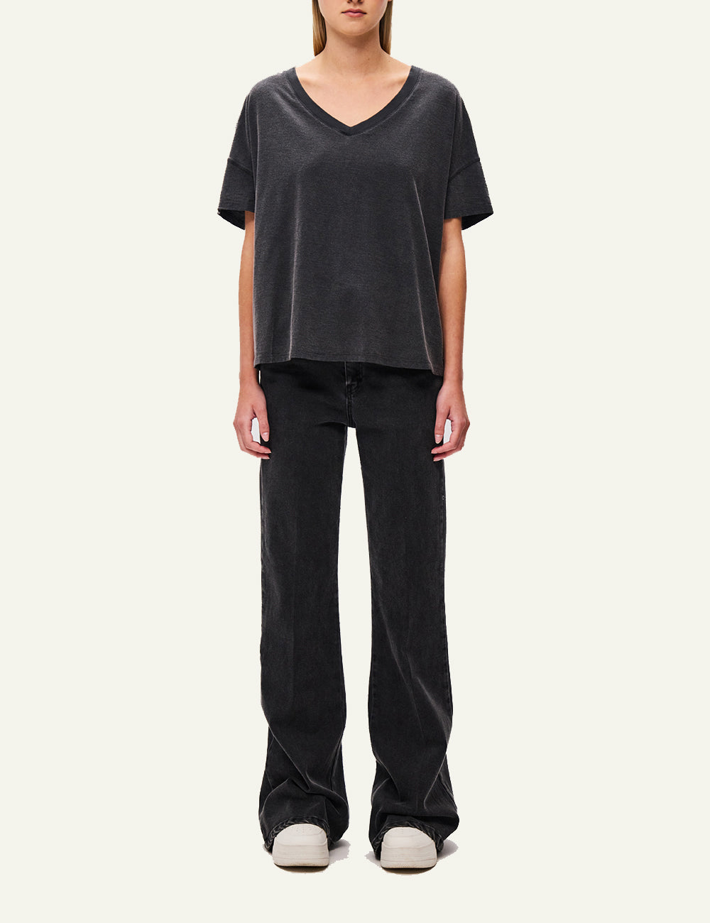 DIRTY LAUNDRY OVERSIZED V-NECK T-SHIRT