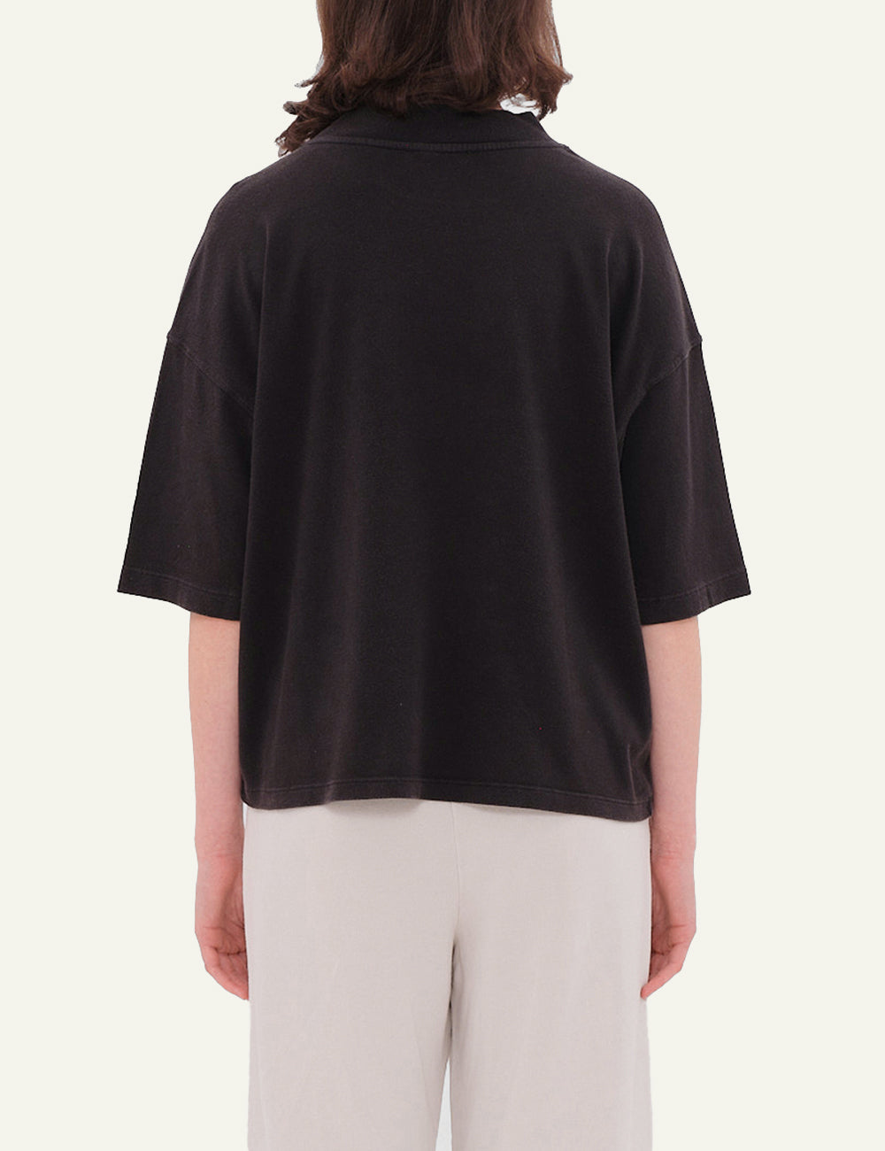 DIRTY LAUNDRY OVERSIZED MOCK-NECK T-SHIRT