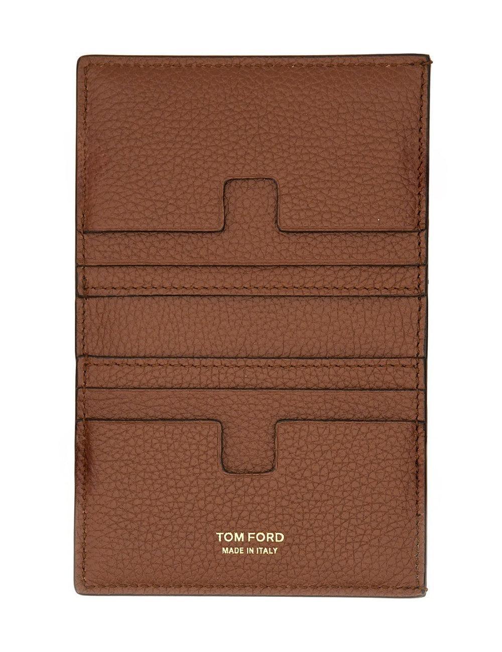 TOM FORD MSMLGDS WALLET BROWN