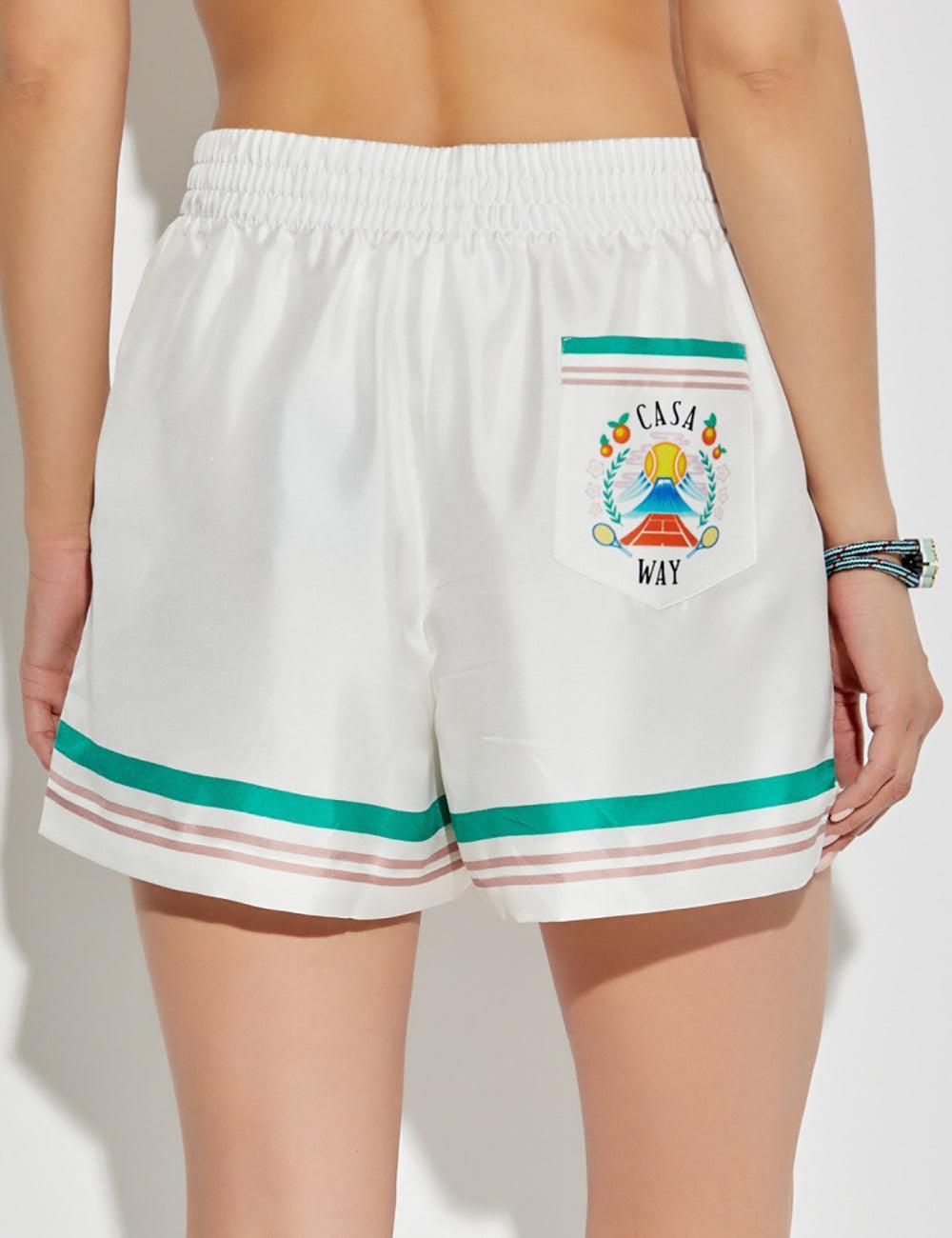 CASABLANCA SILK SHORTS