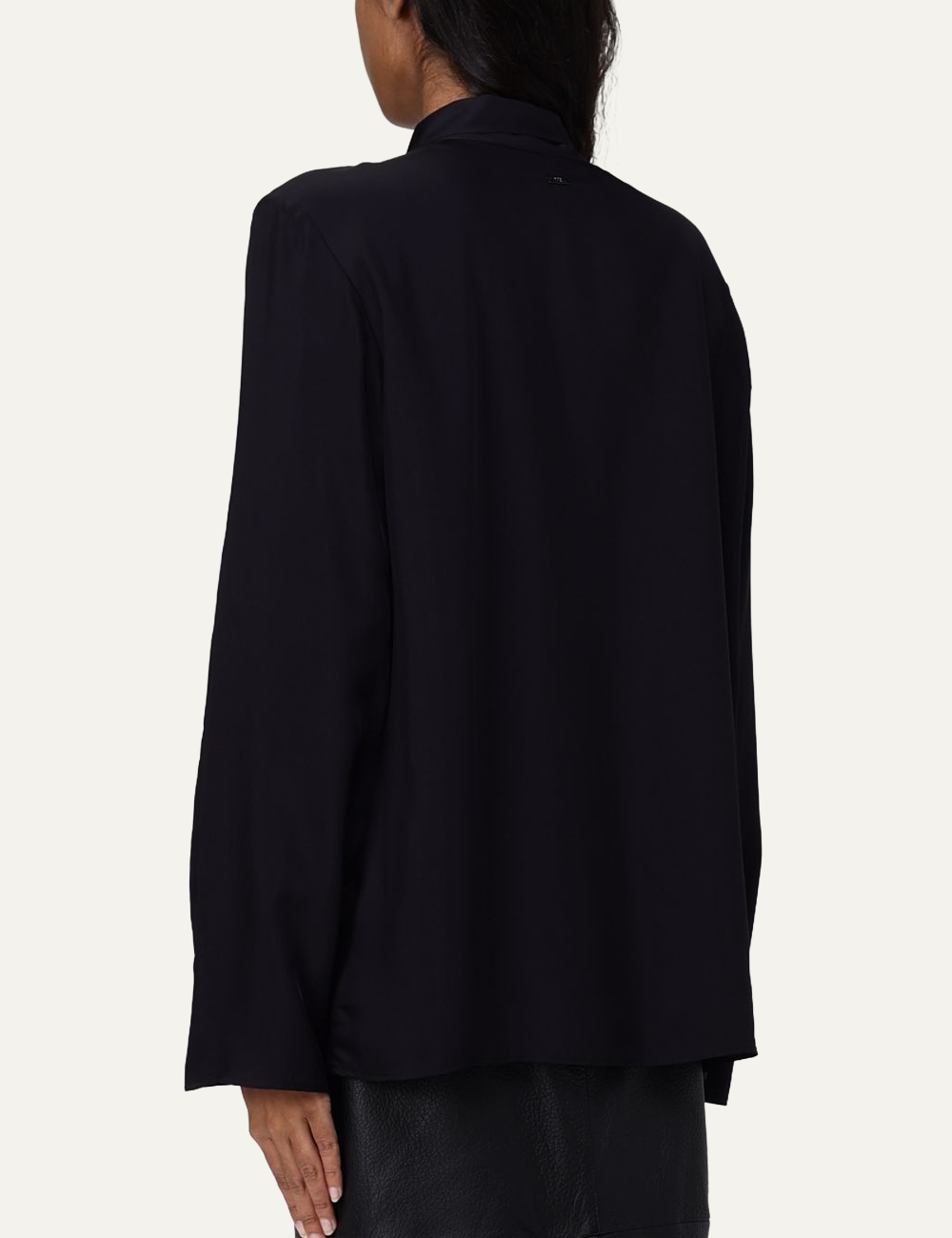 ARMANI EXCHANGE BLOUSE BLACK