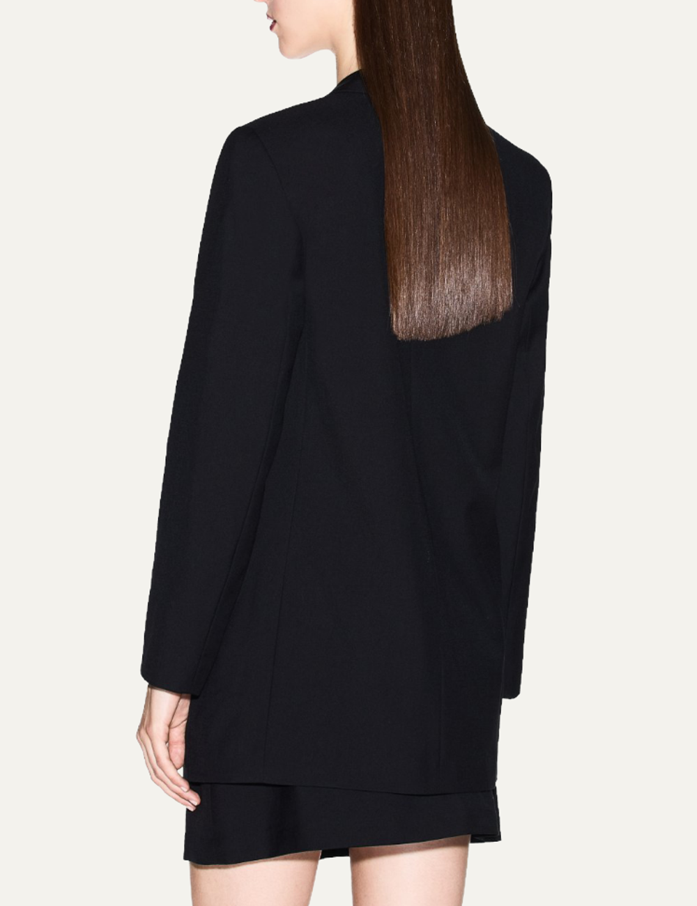 ARMANI EXCHANGE OVERSIZED BLAZER IN BLACK