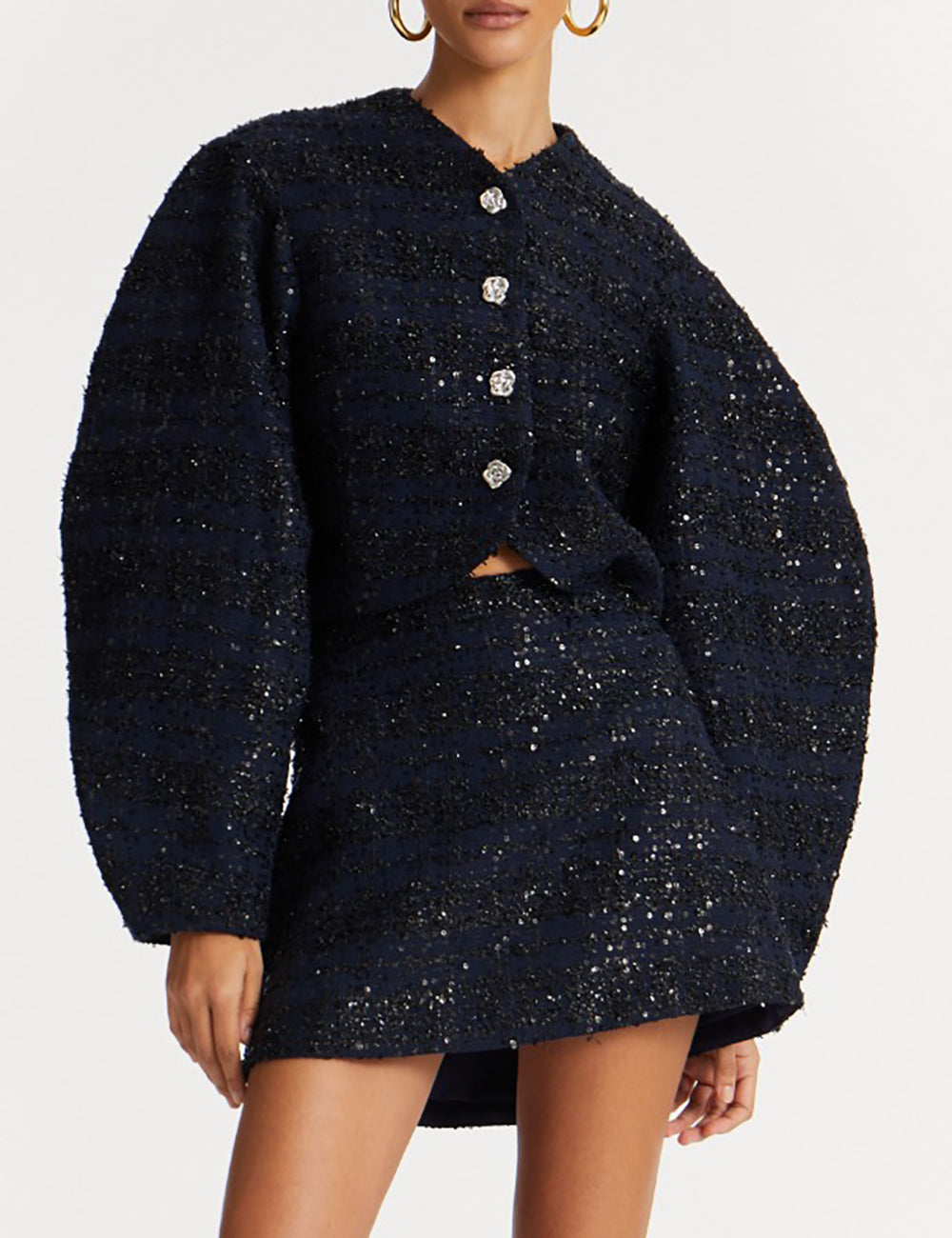 ROTATE BOUCLE SHORT JACKET