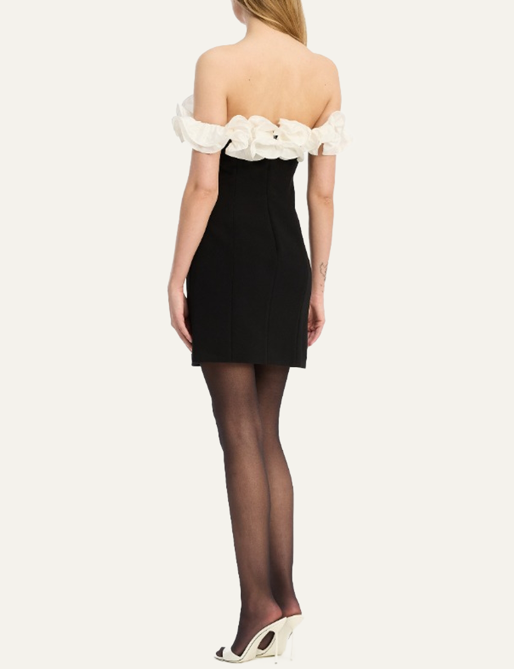 ROTATE MINI RUFFLE DRESS