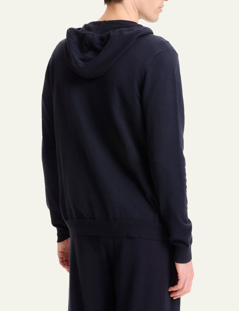 MAJESTIC FILATURES LONG - SLEEVE HOODED VEST NAVY