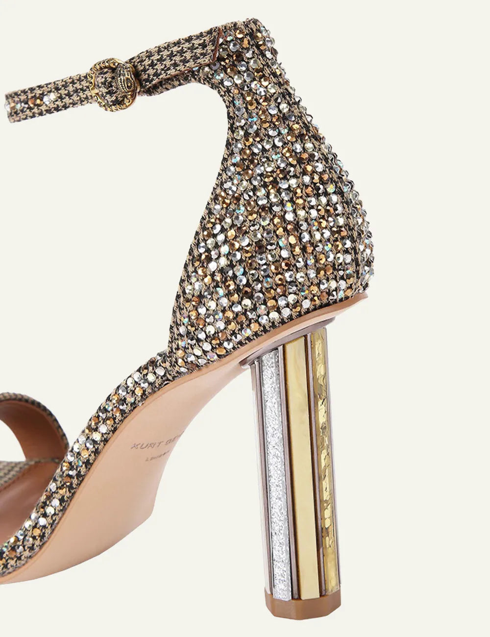 KURT GEIGER PERSPEX HEEL SANDAL