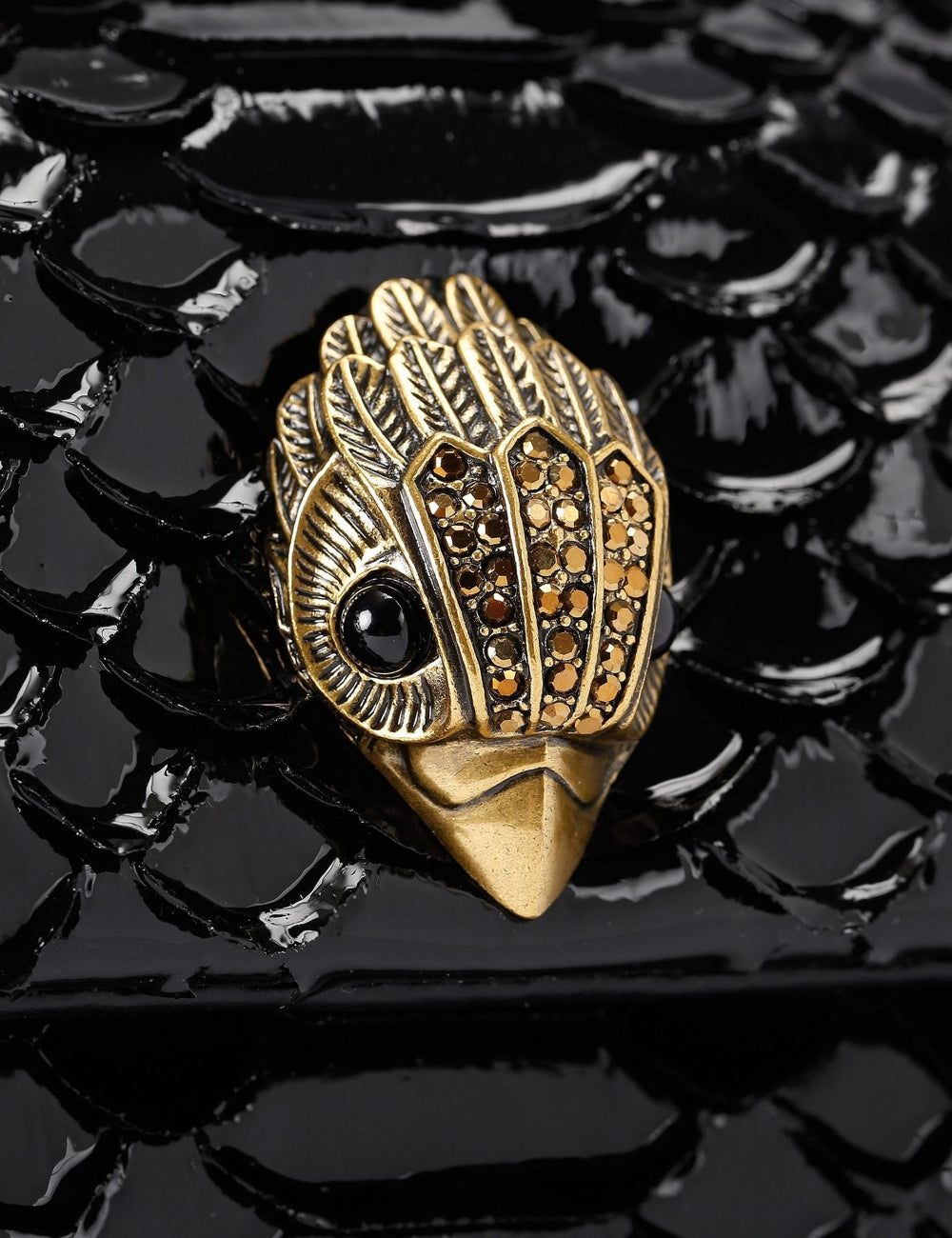 KURT GEIGER LEATHER MINI KENSINGTON