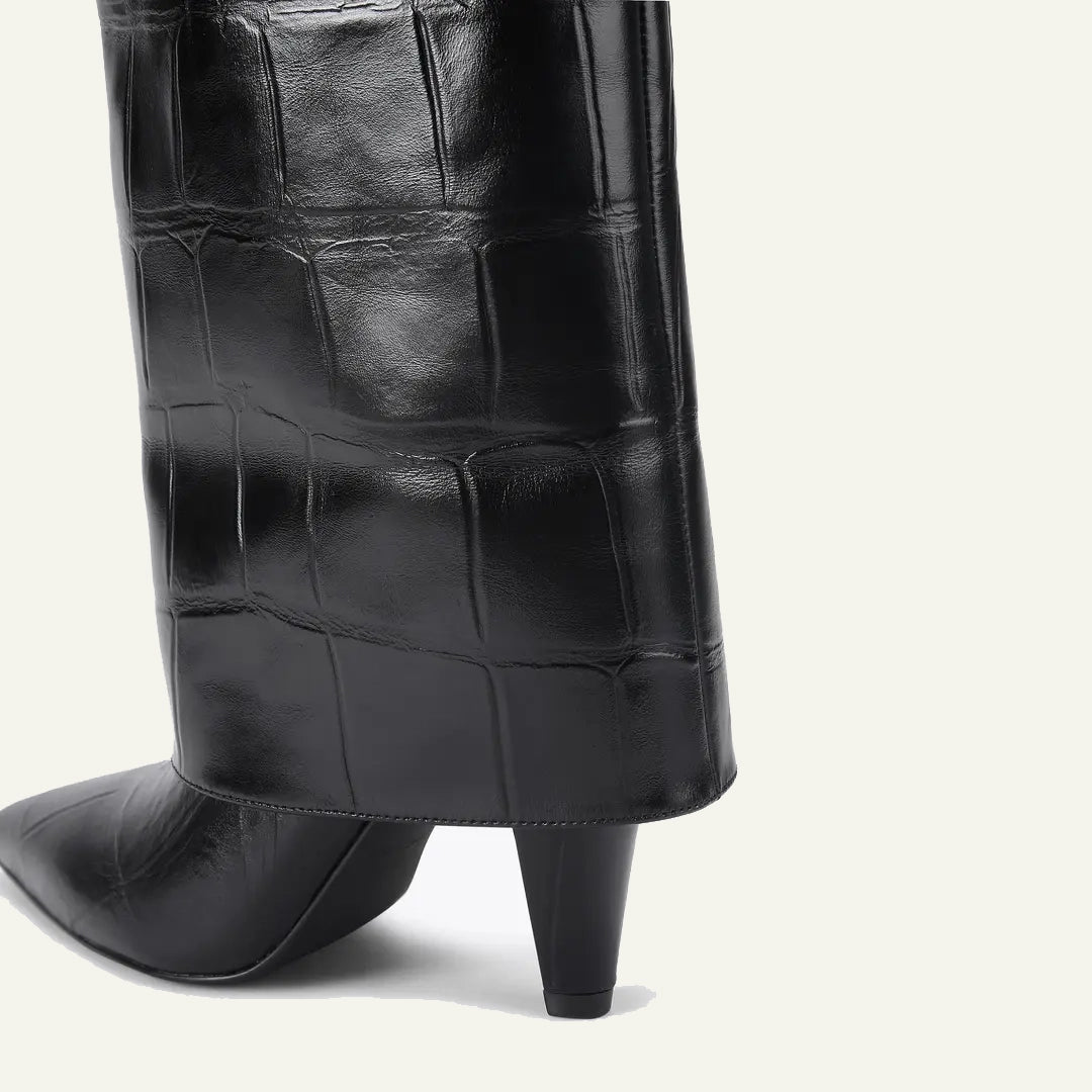 KURT GEIGER FOLD OVER TALL BOOT