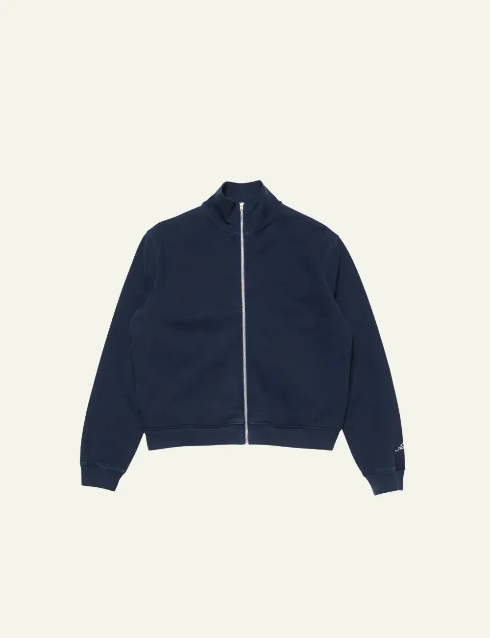 ACNE STUDIOS ZIP-UP SWEATSHIRT DEEP BLUE