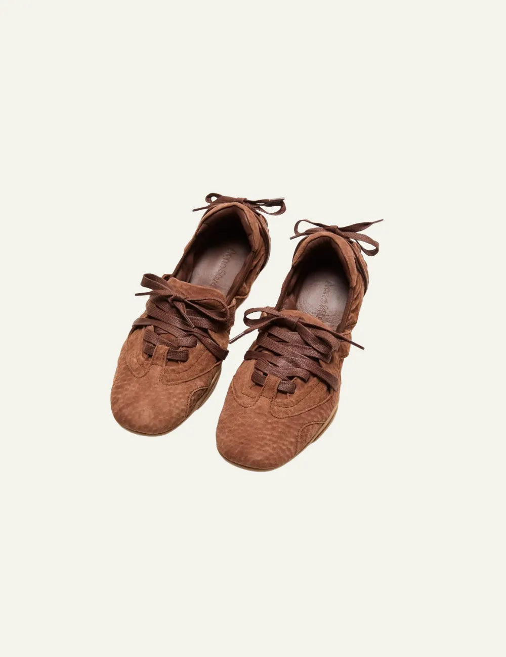 ACNE STUDIOS LACE-UP SHOES BROWN