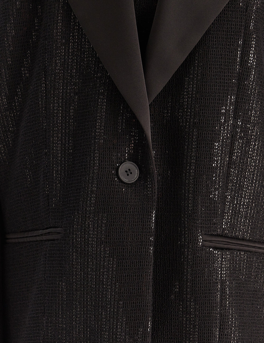 ELEH BLAZER SEQUINS BLACK